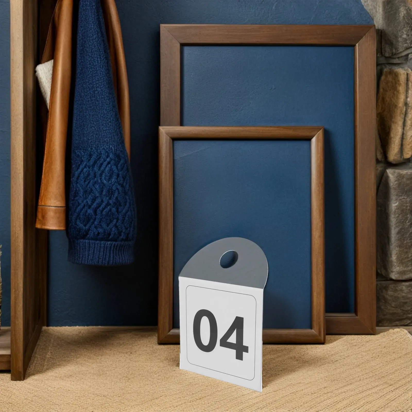 10Pcs Live Selling Number Tags Clothing Rack Numbered Size Tags Acrylic Plastic Paper Labels for Clothes Retail Boutique Live