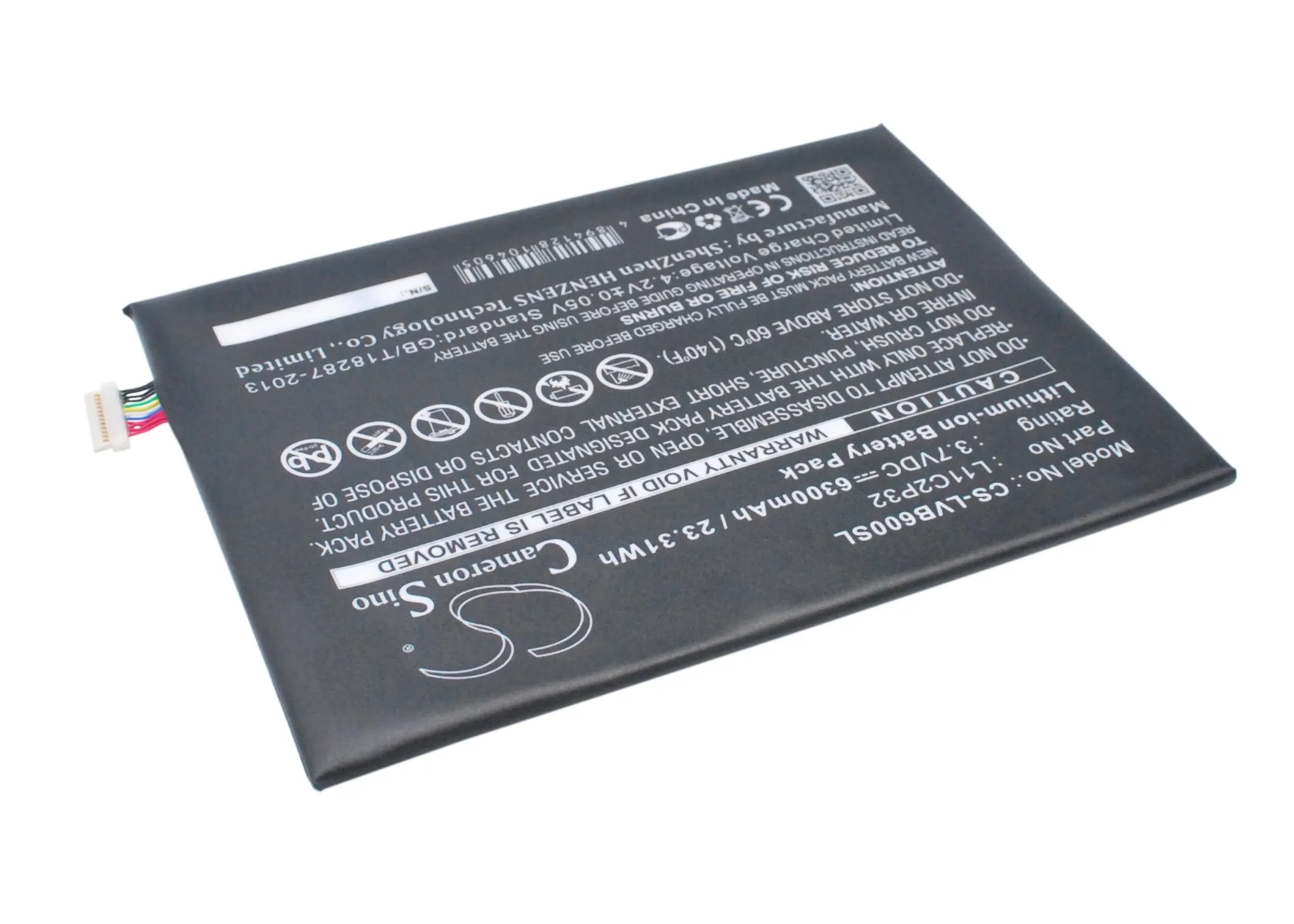 Tablet Battery For  Lenovo L11C2P32 IdeaPad S6000  S6000F S6000L B6000F  S600H  S6000H  A10-70 A7600-F  A7600