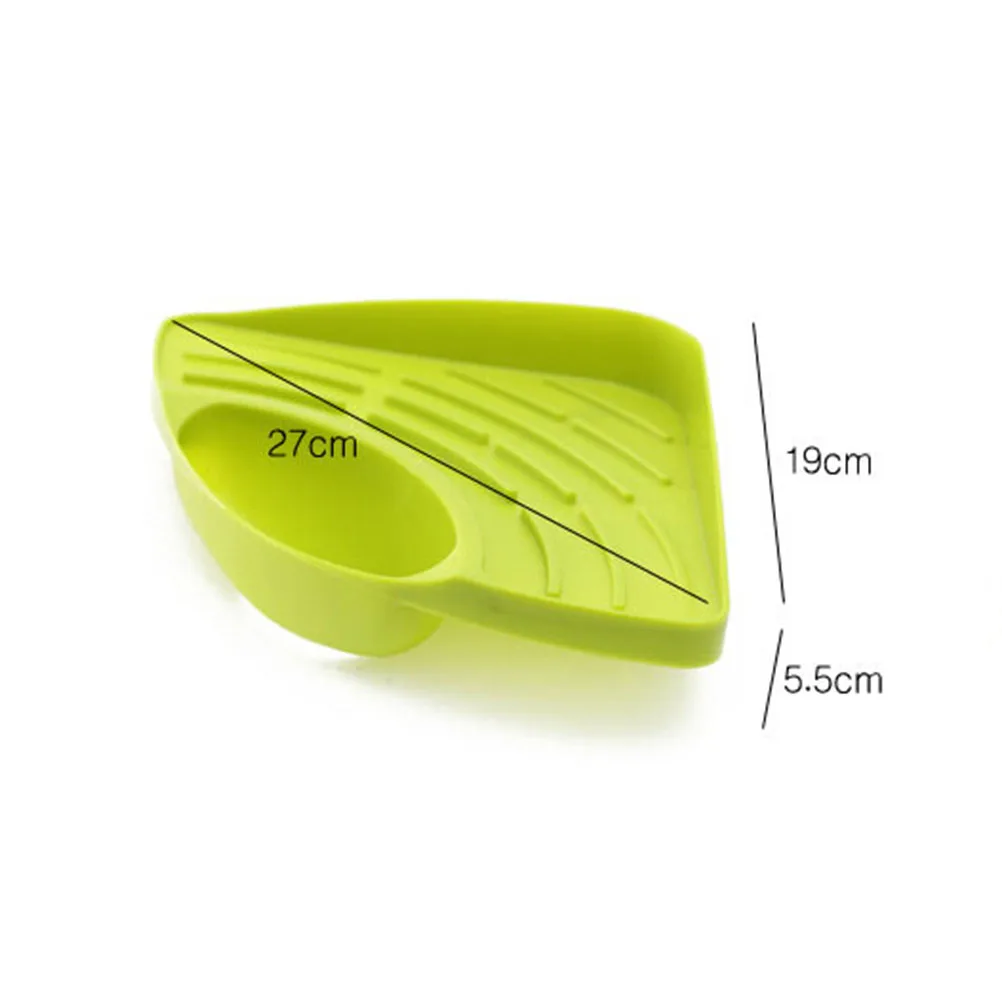 

Kitchen Organizer Sink Drainer Rack Shelf Organizers Supplies Triangle Holder Sponge Bracket