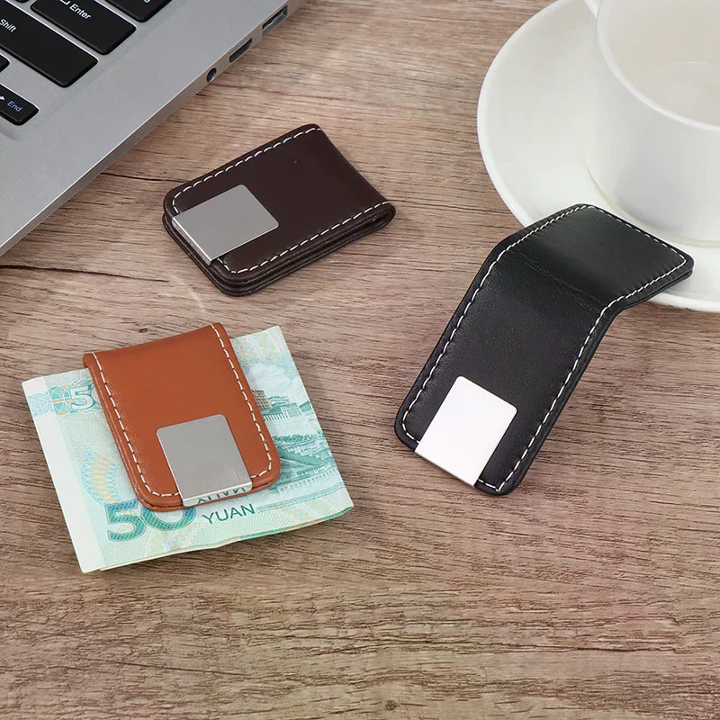 1pc couro do plutônio forte ma - Money Clip Magnetic avaliação e preço