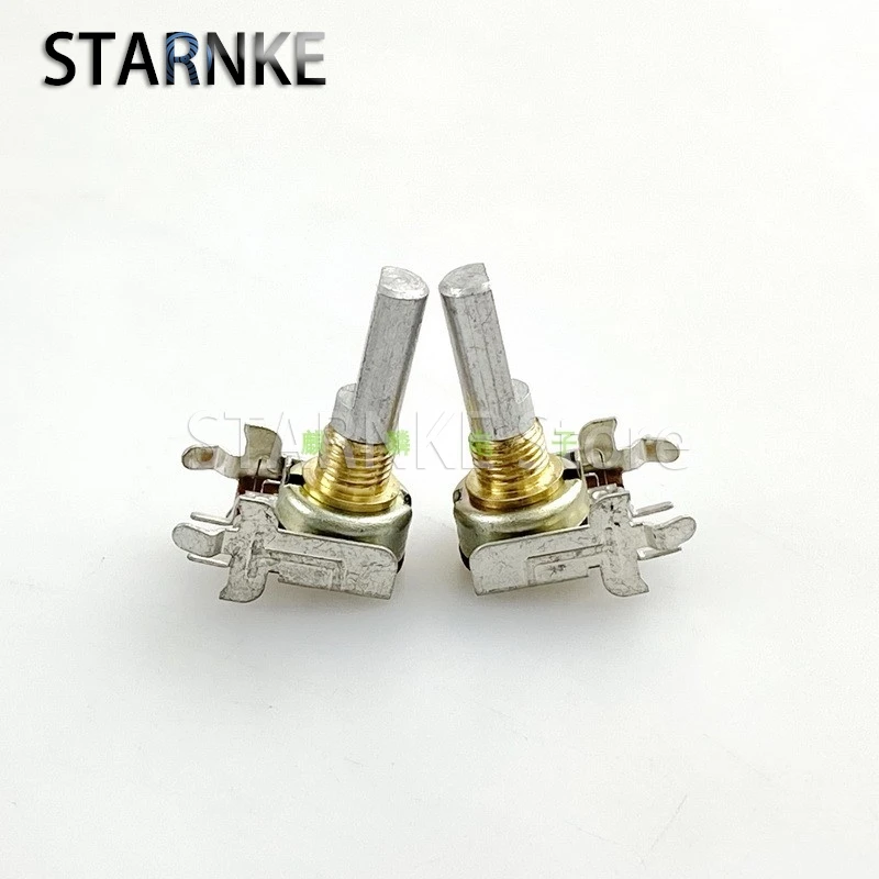 2PCS R1250N 12-type single-link B20K Speaker Amplifier Audio Volume Potentiometer 20mm Axis Length