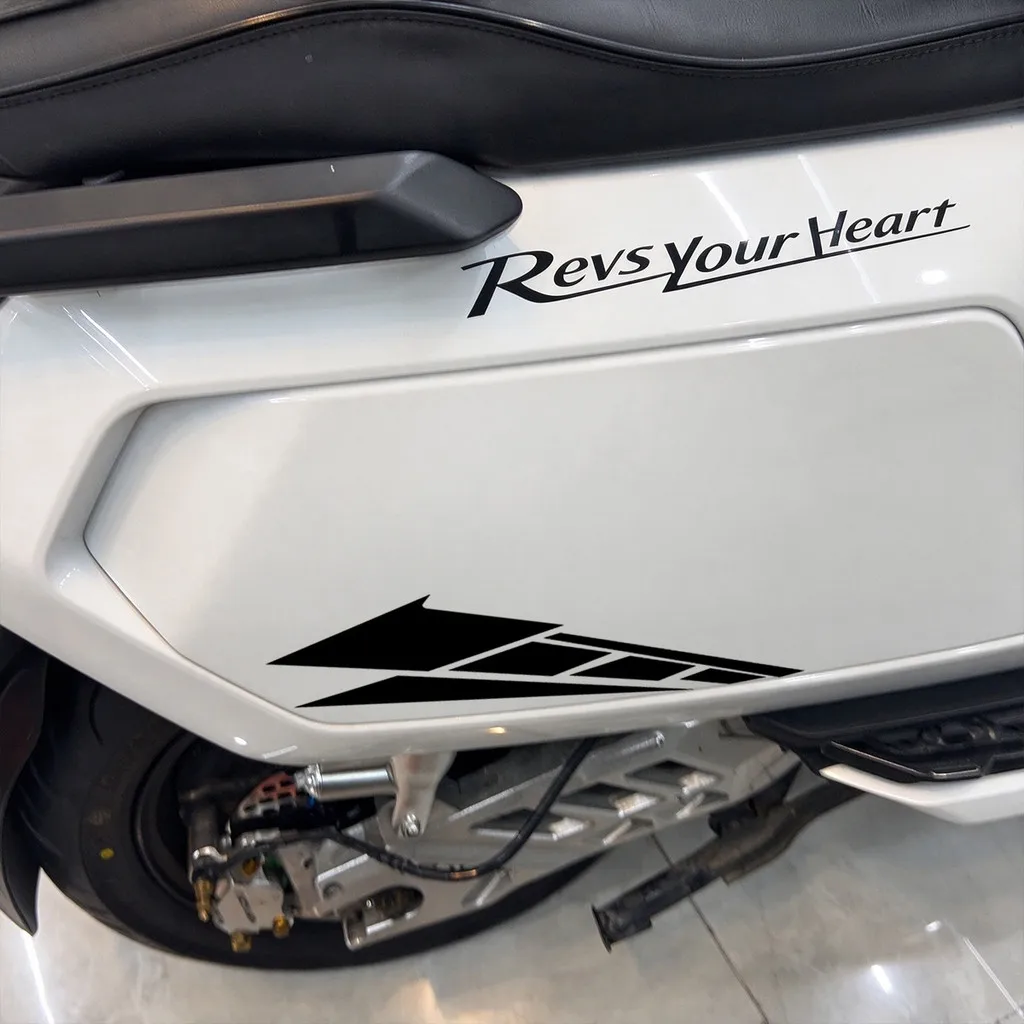 2 Pair Motorcycle Front Fender Body Universal Stickers Moto Body Reflective Vinyl Decals Accessories for MT07 YZF-R3 TMAX XMAX
