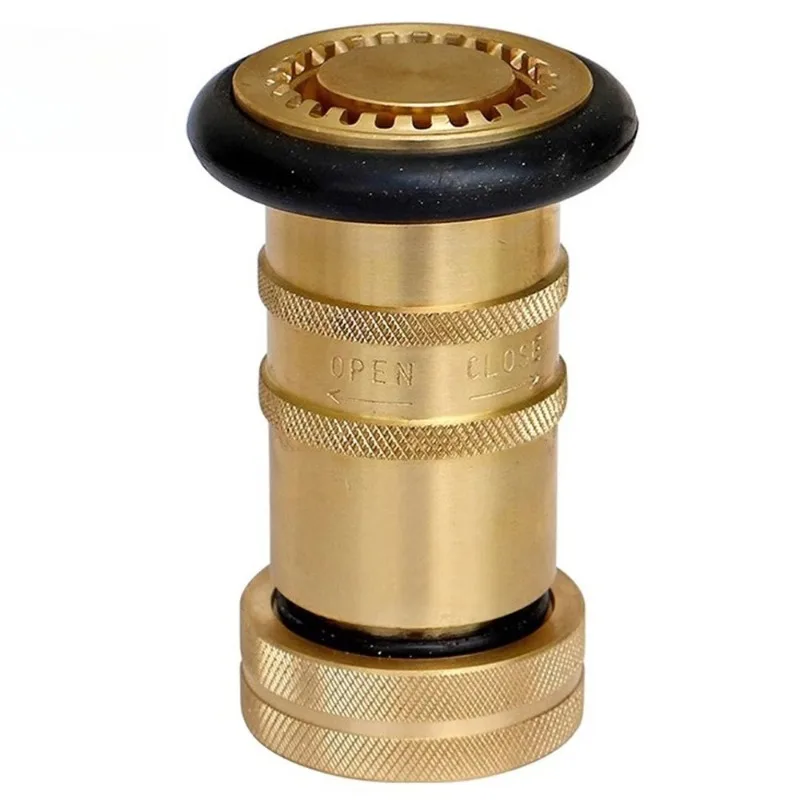 Multi‑size Brass Adjustable Fog Spray Nozzle Female Thread Fire‑fighting Cleaning Water Nozzle