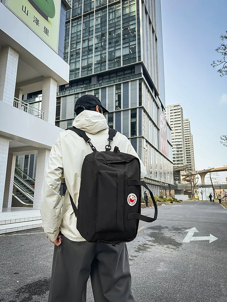 

Большая вместительная повседневная дорожная сумка MOB для мужчин и женщин, сумка через плечо с двойным плечом и мягкой подкладкой Ba для ежедневных поездок на работу