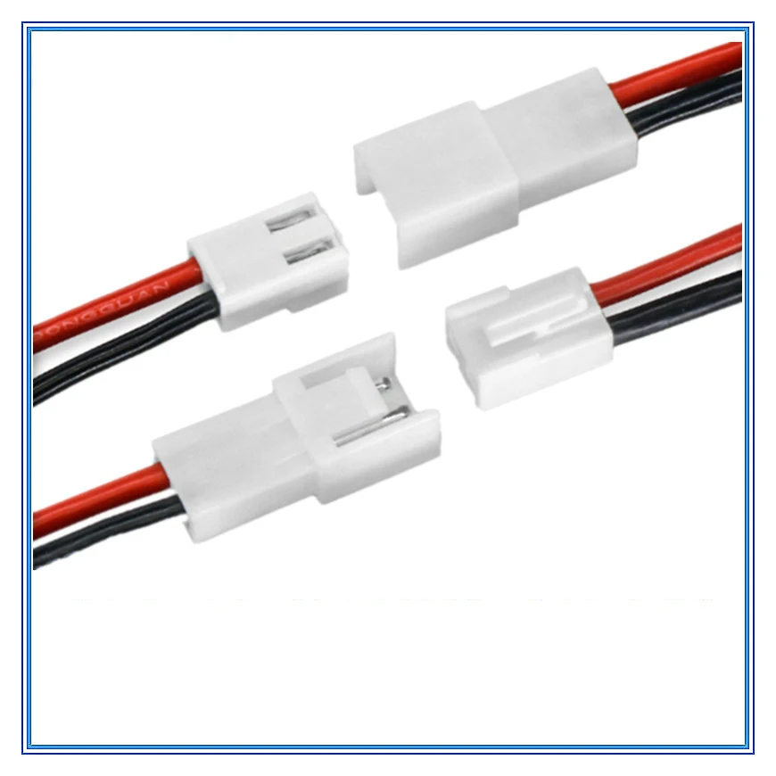 Yoeruyo JST VH 3.96 مللي متر 18AWG قبل تجعيد تمديد سلك 2-9Pin ذكر أنثى التوصيل موصل مقبس كابل تسخير 20/25/30/40/50/100 #1