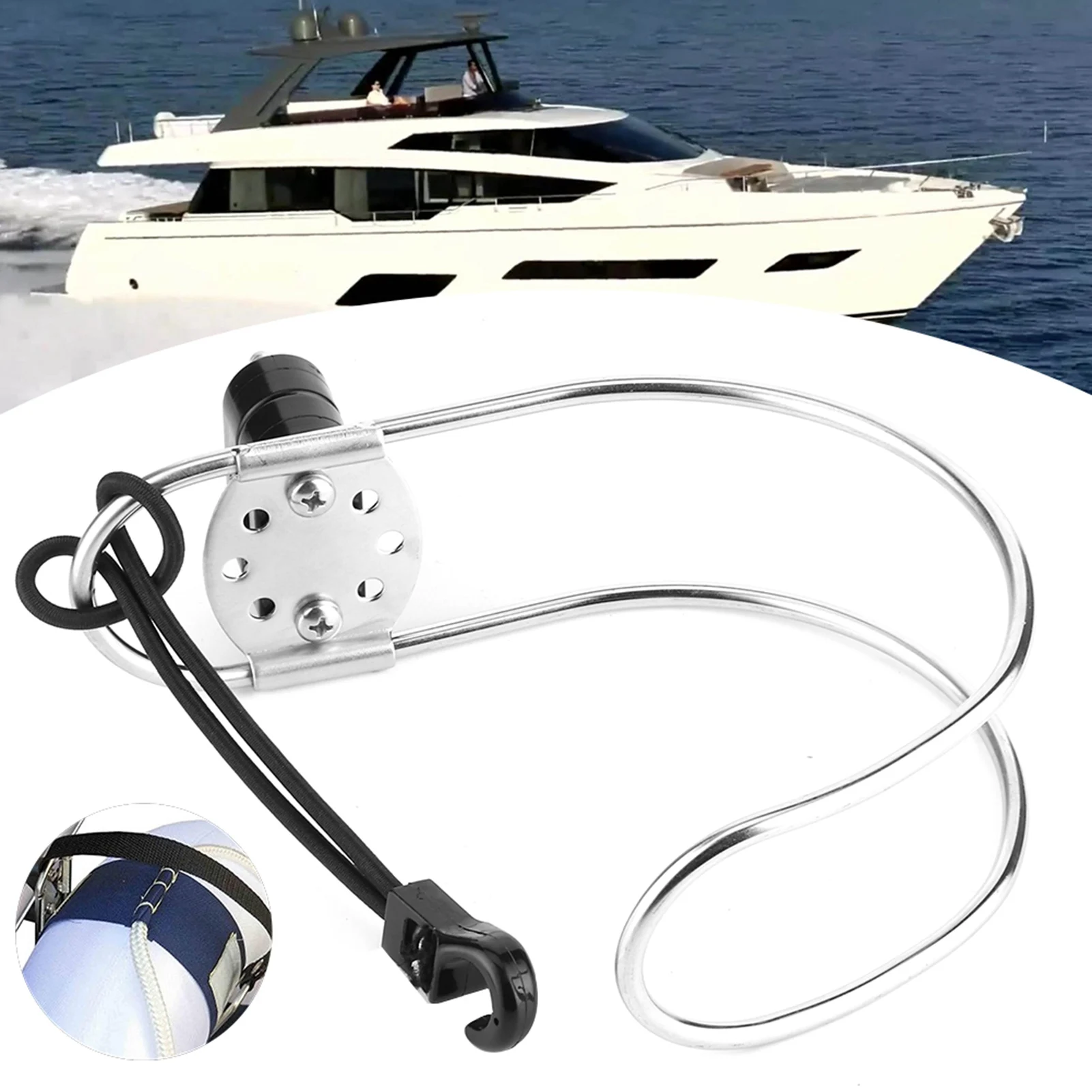 ボート水泳リングブラケット、馬蹄形水泳リングブラケット、さまざまな機会に適した船舶アクセサリー。