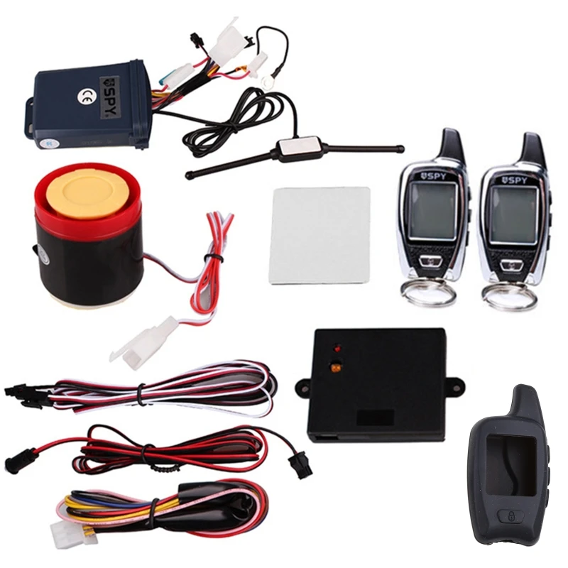 Motorcycle Alarm Security System 12V Warning Alarm with Dual Remote Control Theft for Protection Accessories Dropship