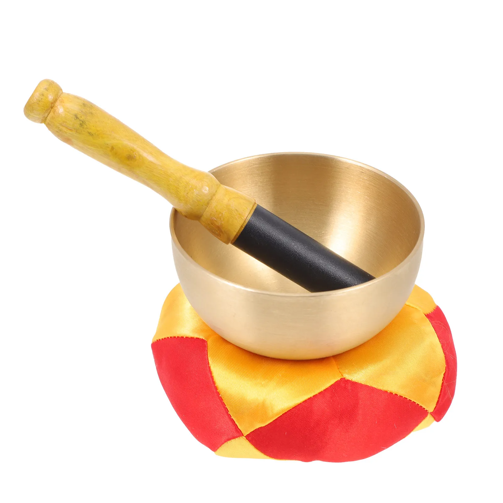 

Singing Bowl Meditation Cushion Bowls Handmade Manual Yoga Large Copper Sound Chime