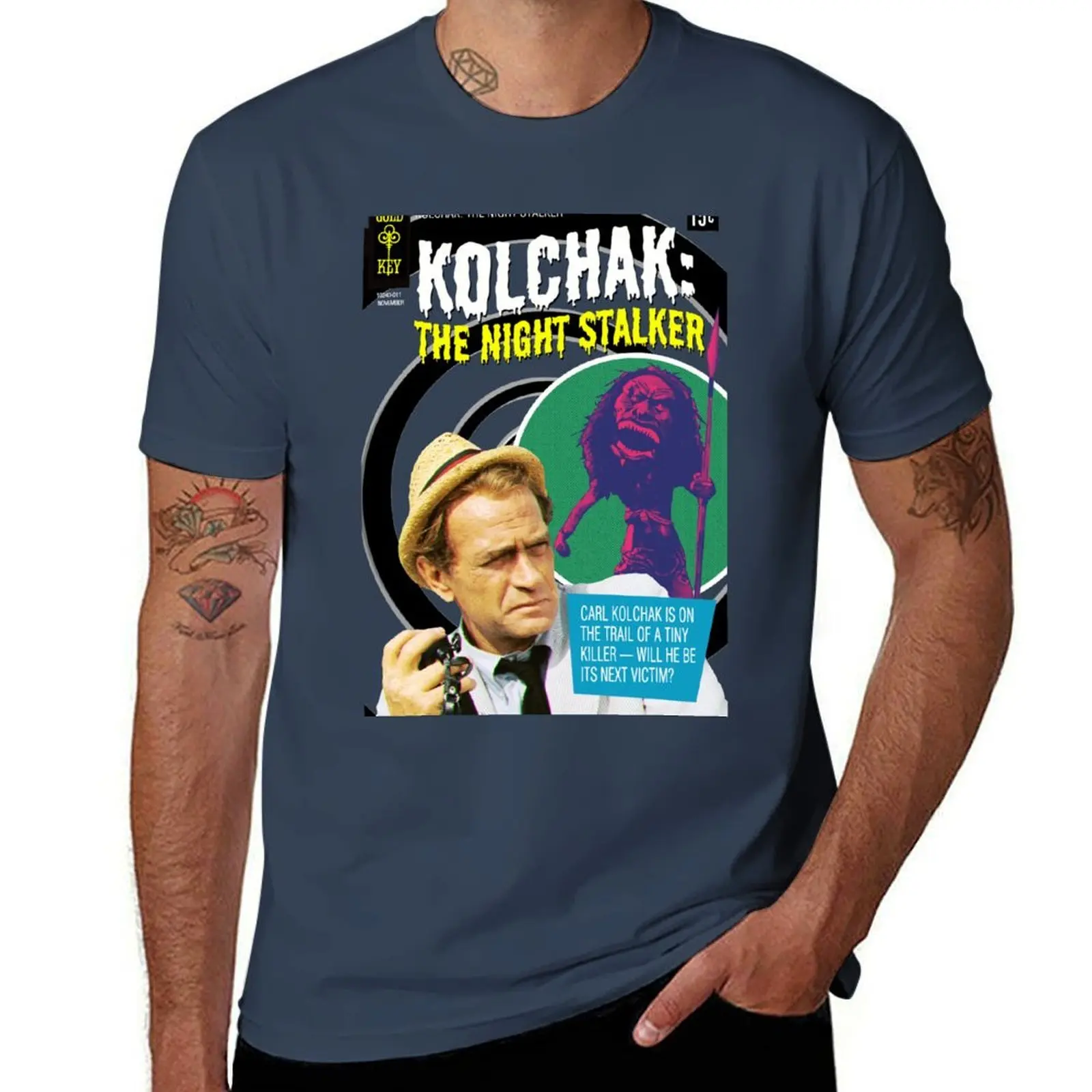 

Kolchak the Night Stalker T-Shirt Breathable Sportswear T-Shirt for Men