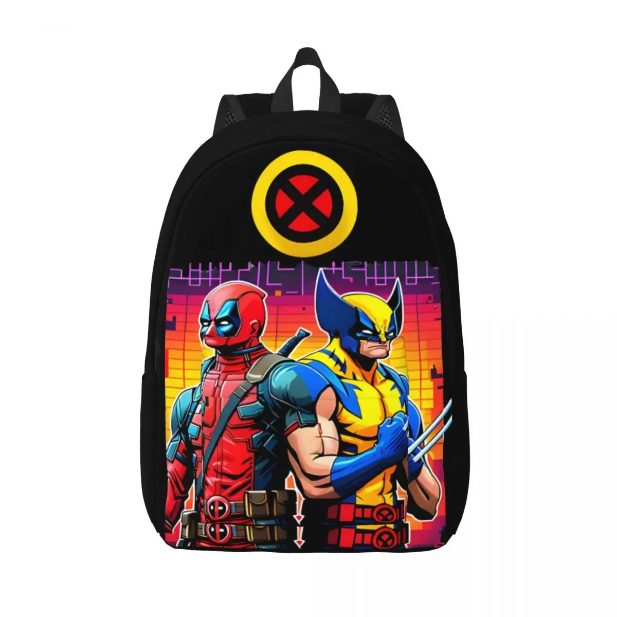 X-Logo Kindergarten Bag Marvel X-Men For Women Kid Daily Journey Back To School Gift Retro Washable Daypack