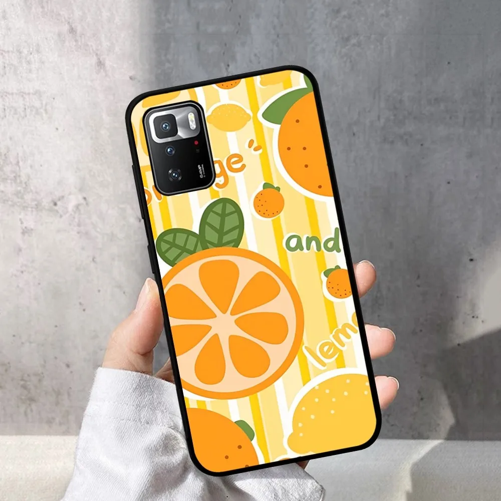 Fruit lemon Phone Case For Redmi Note 4 X 5 A 6 7 8 Pro T 9 Pro 9S 10 Pro 11 Pro 11S 11Epro PocoM3pro