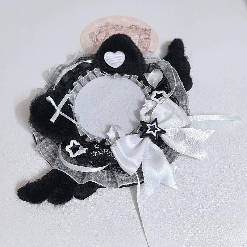 Набор для демонстрации значков аниме для булавок 58-75 мм, набор декоративных держателей для фона для сумки Ita, милый кружевной модный держатель для значка