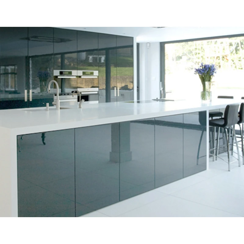 French Style Quartz Stone Splint Acrylic Wooden Economic New Model Kitchen Cabinet