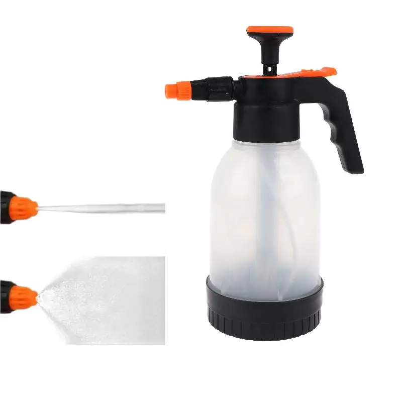 1Pcs Hand-held Car Wash Watering Car Home Gardening Air Pressure Sprayer Cleaning Tools 1.2L Car Wash Spray Bottle Wash Can