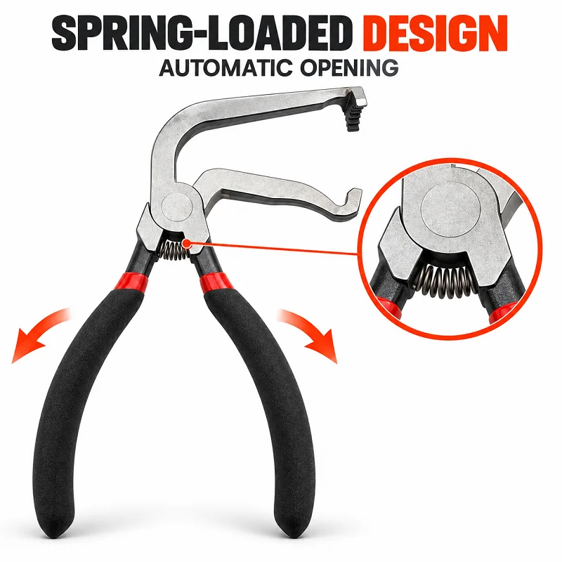 Automotive Electrical Connector Disconnect Pliers Spring Loaded Angled Straight Wire Plug Sensor Clip Removal Pry Tool 3 Types