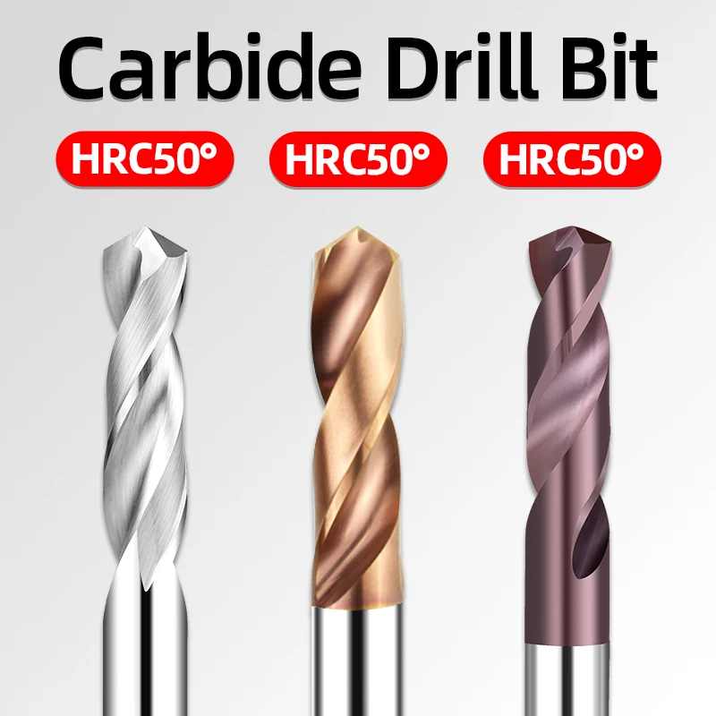 Soild Carbide Drill Bits Hard Metal Drills Tungsten Steel Twist Drill Bit For Metalworking CNC Lathe Drill Tools 1.0-20.0mm