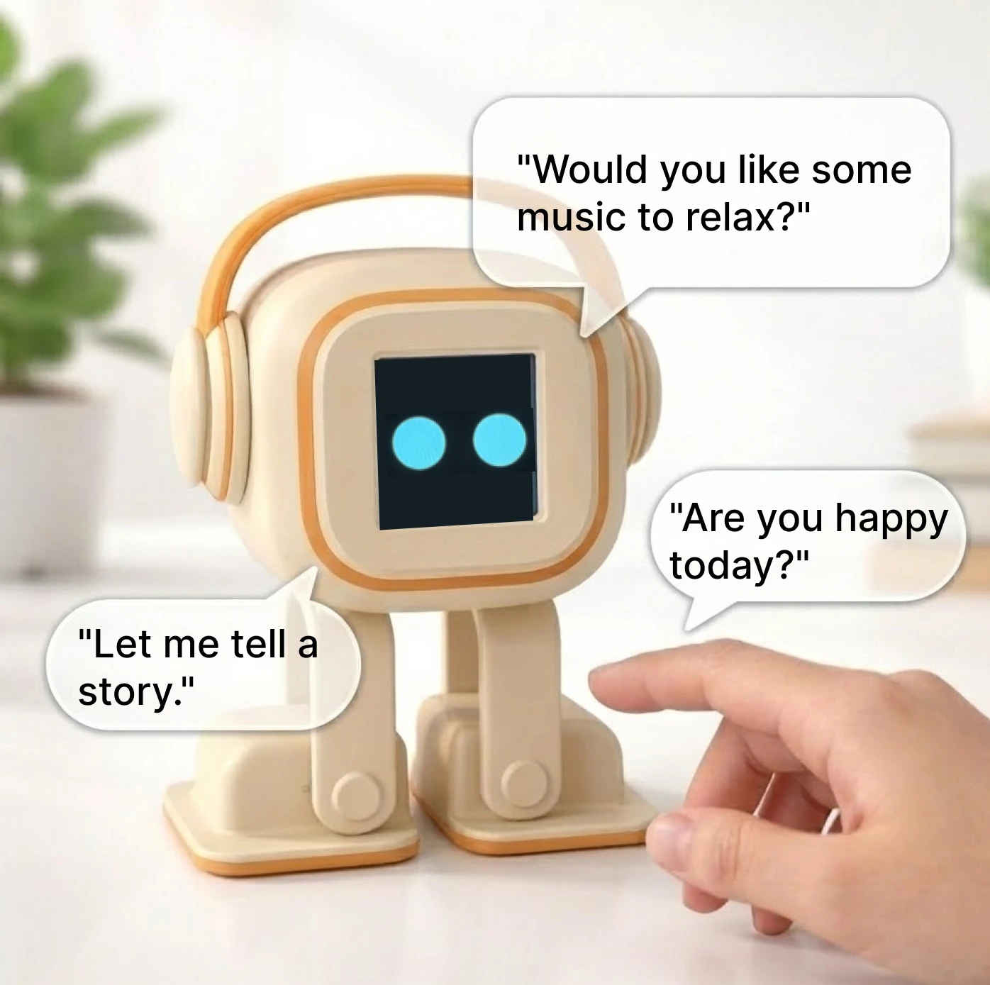 New EMO AI Robot | Smart Chatbot,Voice Interaction, Emotional Companion, Singing & Dancing Desktop Toy Gift - Image 5