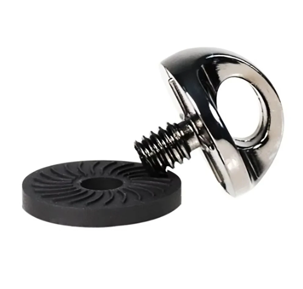 Pelatuk cepat melepaskan cincin pengait jepret dengan kunci sekrup Fr kamera tripod Digital SLR DSLR, 1/4 sekrup dengan cincin pengait jepret