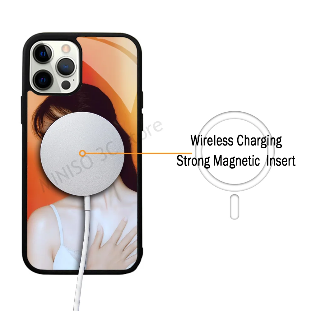 Korean Girl Mina T-Twice Phone Case Strong Magnetic For IPhone 15 14 13 Pro Max 11 12 Mini For Magsafe