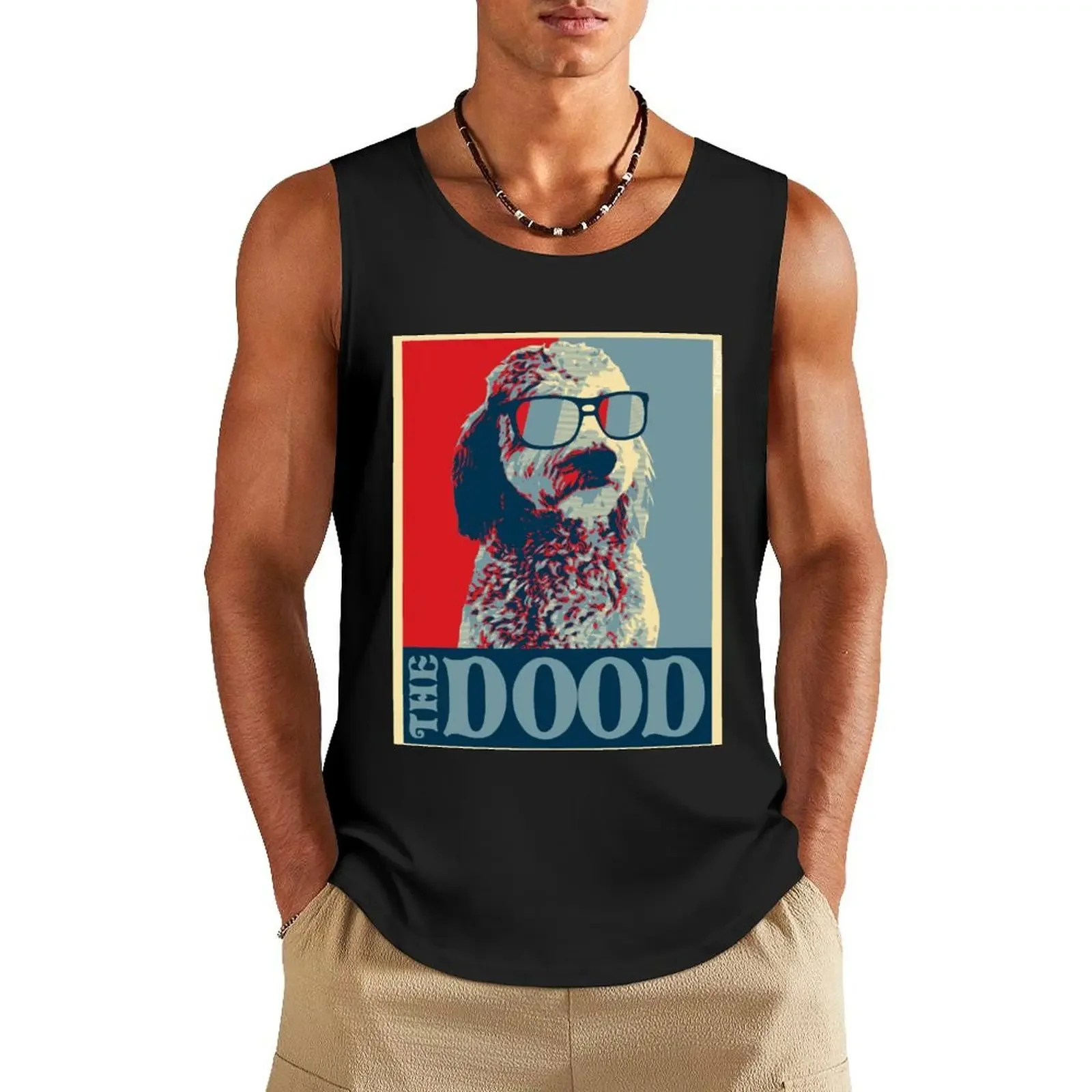 

The Dood Goldendoodle Collection Tank Top T-shirt man sleeveless vest men men gym Gym T-shirts for men
