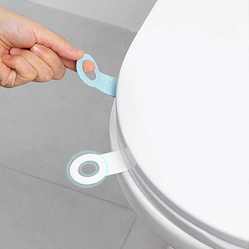 2 stücke Starke Saugnapf Halterung Silikon Wc Lapper Haushalt Täglichen Bedarfs Ring Griff Heber Wc Deckel Griff Hause