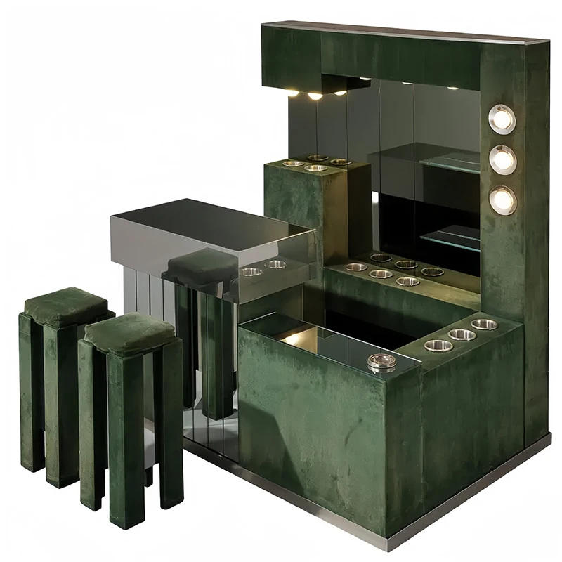 High-end stainless steel bar cabinet