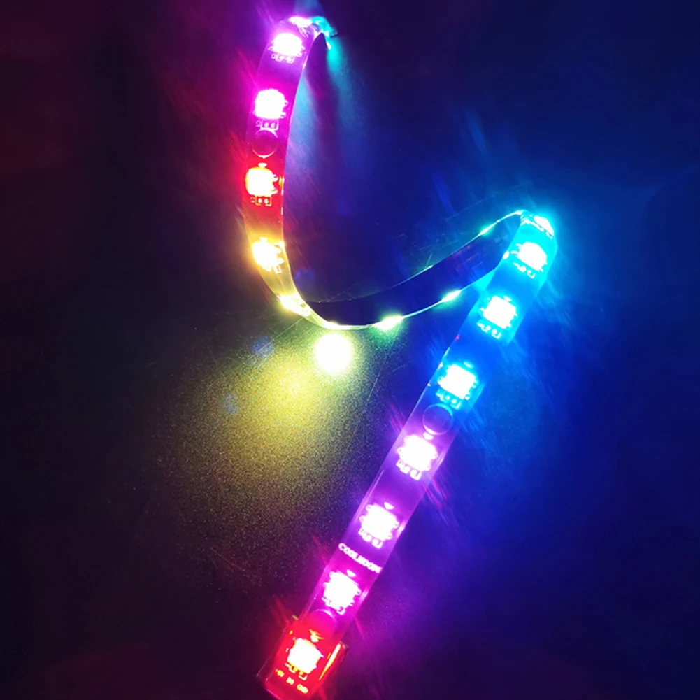 COOLMOON CM-LS40 5V ARGB Chassis Light Strip SATA 3PIN Desktop Computer RGB Lamp