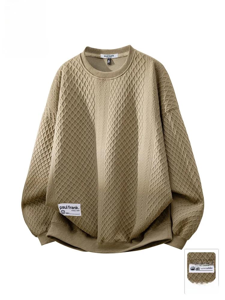 

Мужская толстовка Paul Frank с круглым вырезом, повседневная, с длинными рукавами, весна-осень, модная, брендовая, удобная, из смесовой хлопковой ткани