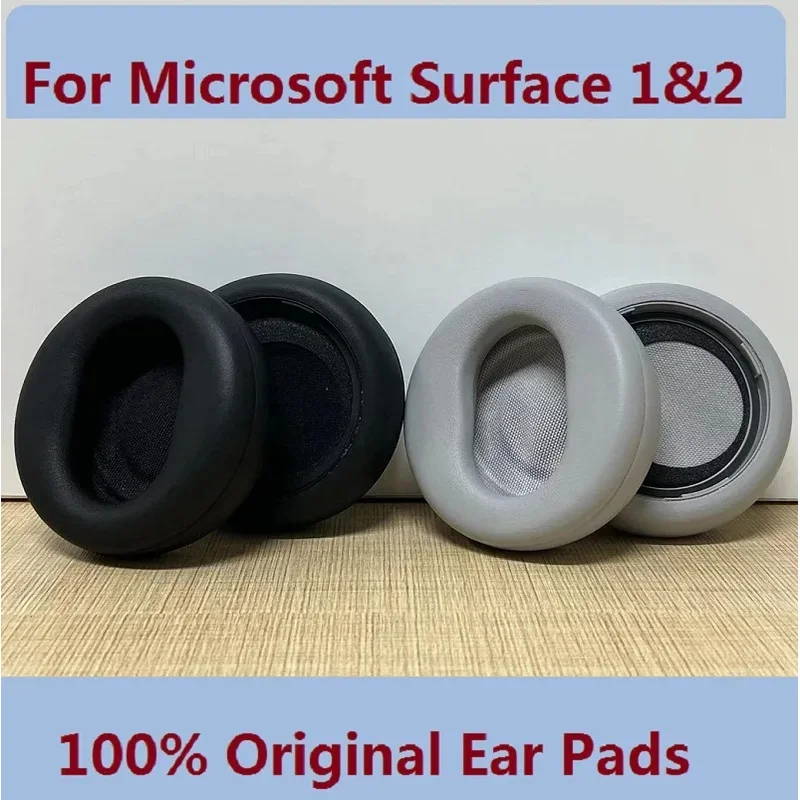 100% Original Surface 1 & 2 Gen Ear Pads Cushion For Microsoft Headphones Replacement Headset Ear Covers Earmuffs