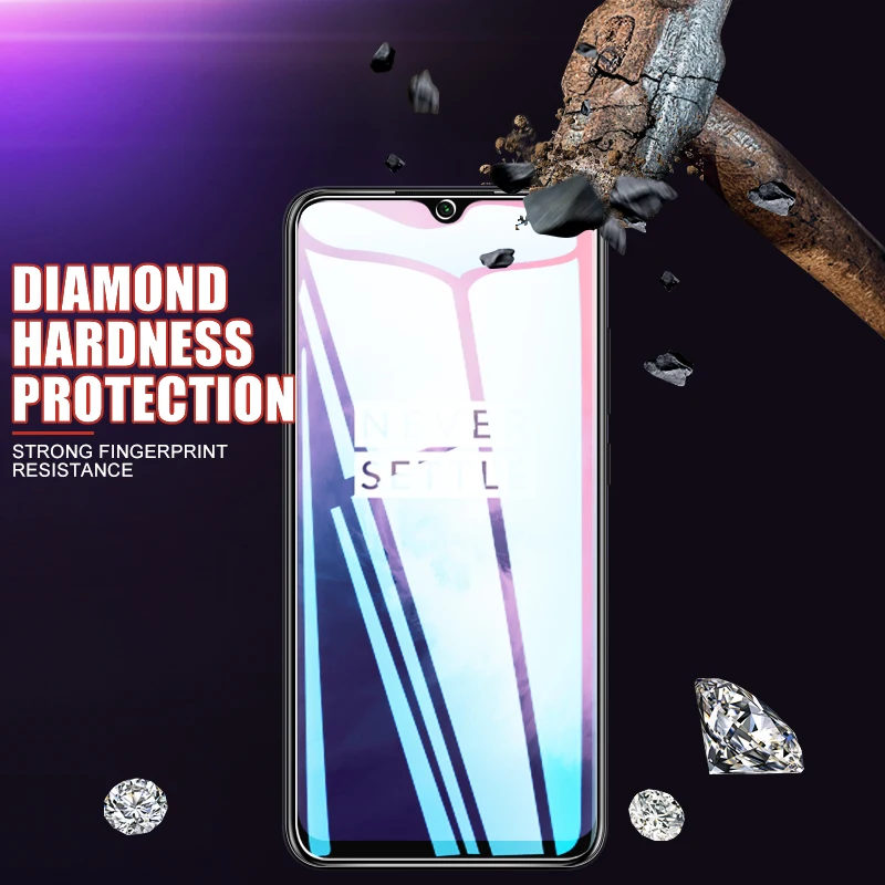3Pcs Full Cover Tempered Glass on the For OnePlus 7 7T Screen Protector For OnePlus 6 6T 5 5T 3 3T 7 7T Protective Glass Film image 5