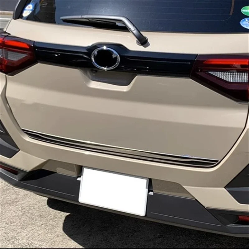 

WELKINRY для Toyota Raize 2020-2025, нержавеющая сталь, задняя коробка автомобиля, ворота, задняя дверь, крышка багажника, нижняя отделка