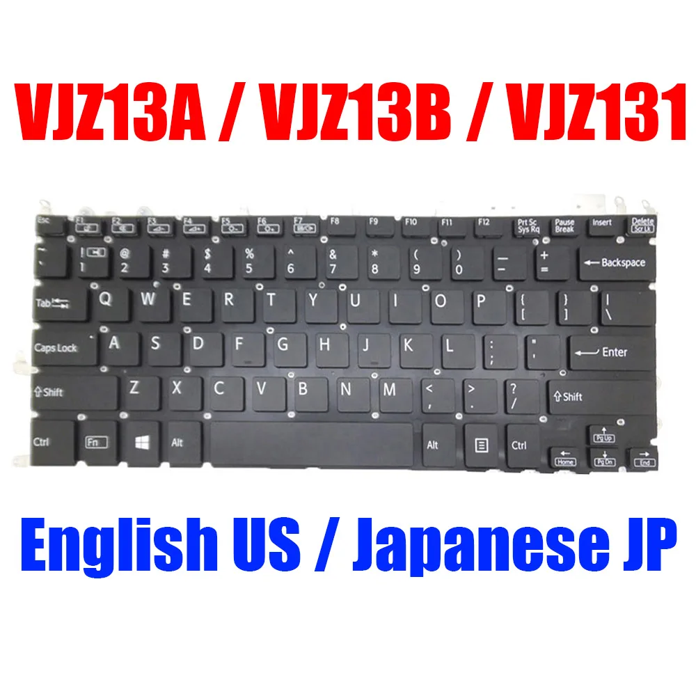 

US JP For VAIO Z VJZ13A VJZ13B VJZ131 Laptop Keyboard English Japanese