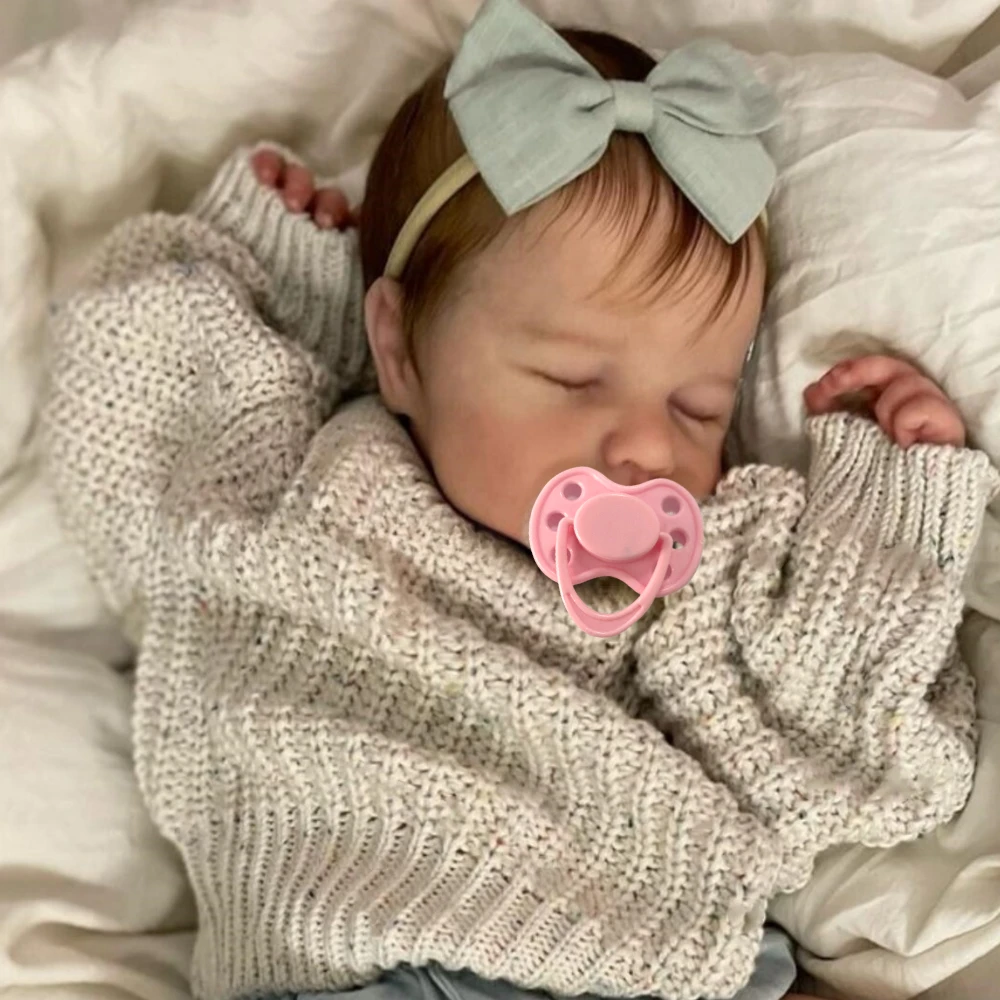 

Кукла-реборн BZDOLL с тканевым телом и виниловыми конечностями, 50 см, 3D-роспись с видимыми венами, мягкая, как спящий младенец, реалистичная, 20 дюймов, подарок для детей