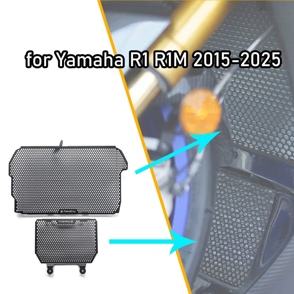 

for Yamaha R1 R1M 2015-2025 Motorcycle Grille Cover Protection Radiator Core Guards