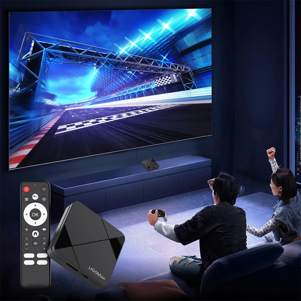 مشغل الوسائط Android 14 BT5.4 RK3518 رباعي النواة H96Max 4K HD TV مشغل الوسائط صوت التحكم عن بعد مساعد الماوس