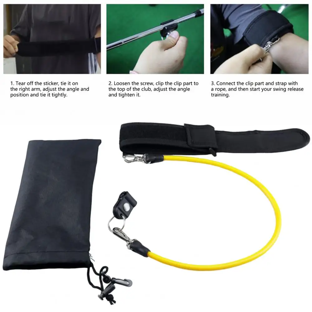 Cuerda de práctica de Swing, 1 Juego, diseño ergonómico confiable, fácil de operar, Corrector de postura antideslizante para Golf, deportes de Golf