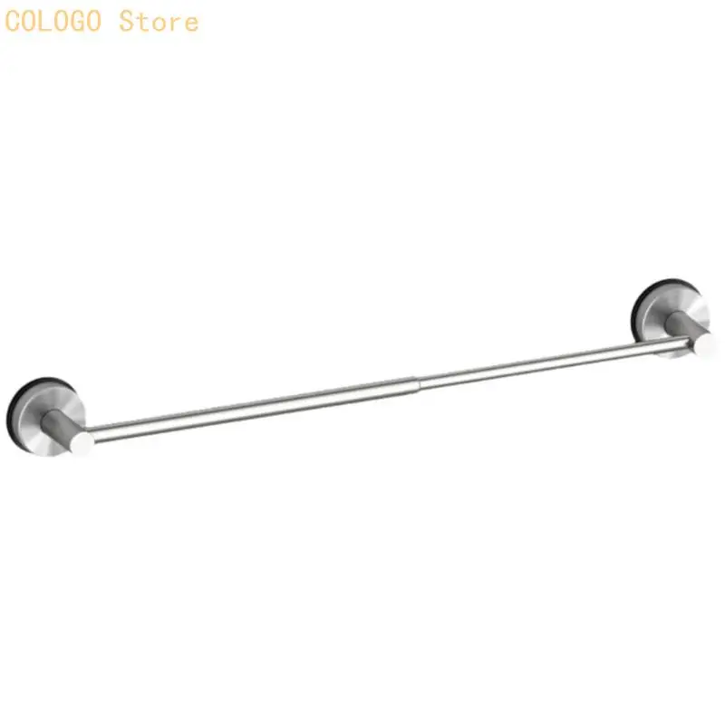 Steel Suction Cup Extendable Towel Rack Not Drilling Required Strong Adhesion Modern Designs for Bathroom Use D0LD
