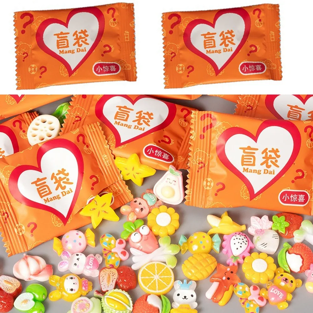 

Cute Mini Independent Packaging Blind Bag Cartoon Fruit Kawaii Style Random Surprise Animal Model Toy Child