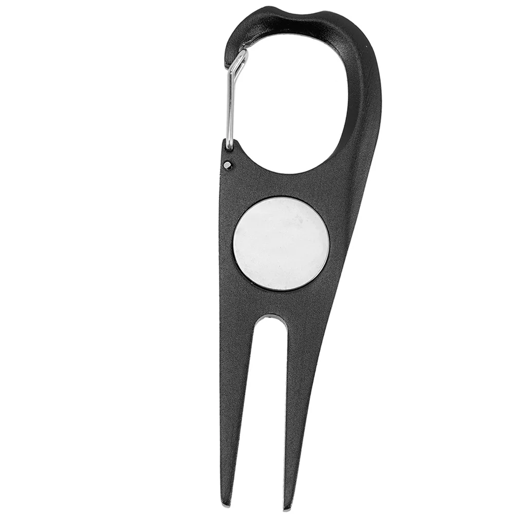 1 قطعة جولف ديفت شوكة المهنية سبائك الألومنيوم الفولاذ المقاوم للصدأ أداة إصلاح للرياضة في الهواء الطلق المحمولة الكرة ماركر التبعي #4