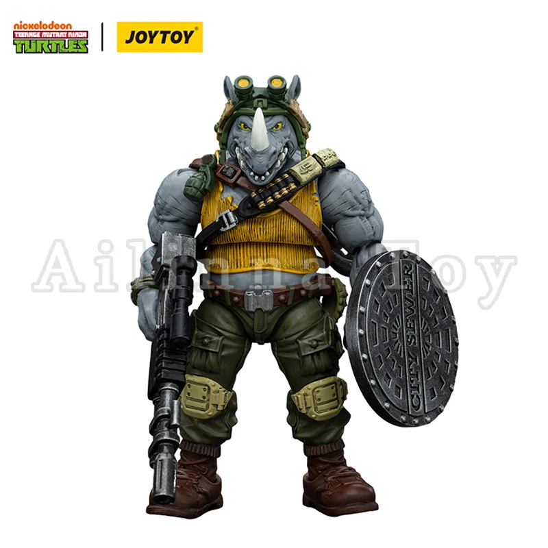 JOYTOY 1/18 Action Figure Turtles Beebop Rocksteady Anime Toy