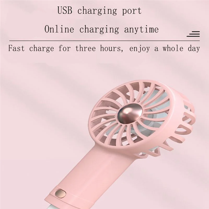 Handheld Mini Fan Cool Aromatherapy Small Fan Built in Aromatherapy USB Charging Silent Small Fan Wind Power Small Fan A