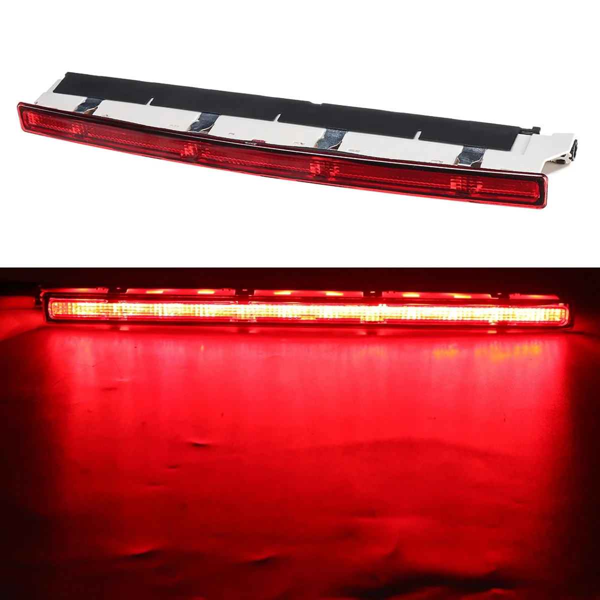 Red/Smoked Third 3rd Brake Light Stop Lamp Lens For Audi A4/S4 B6 Avant Wagon 2001 2002 2003 2004 2005 8E9945097 Car Light