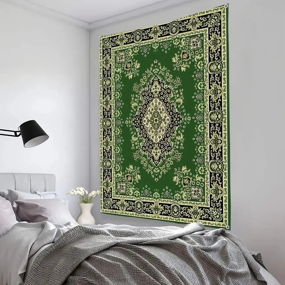 VIKAMA Persian Pattern Boho Tapestry Wall Hanging Hippie Background Cloth for Bedroom Living Room Outdoor Garden Home Decor
