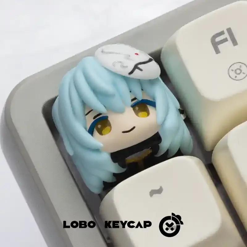 Rimuru-パーソナライズされた樹脂製のメカニカルキーボード,アニメーションをテーマにしたキーキャップ,私はスライムとして生まれ変わりました