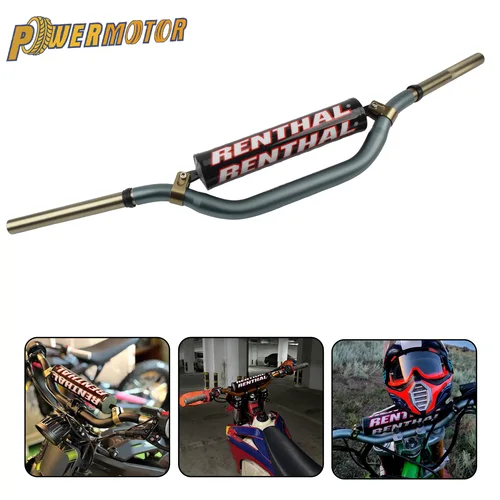 Imagen 1 del producto Manillar de motocicleta Universal CNC de doble capa de 22mm y 28mm para Pit Bike RENTHAL 997 para KTM Husqvarna Yamaha Honda CRF KLX YZF