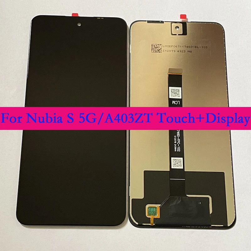 Original for Japan ZTE Nubia S 5G A403ZT touch screen LCD display