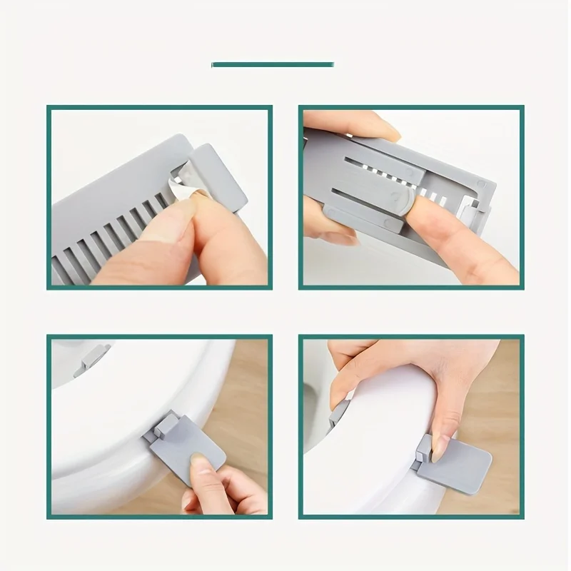 1PC plastic retractable toilet lid lifter, handle flipper, toilet cartoon toilet seat, handle opener, toilet lid opener