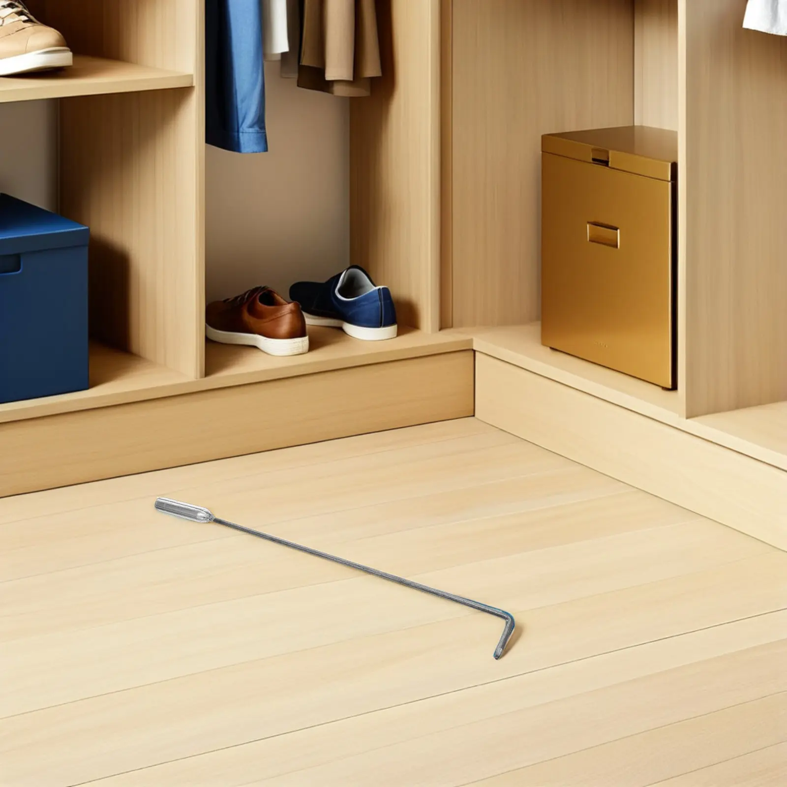 

Длинный (40,9 см) прочный железный кочерг для камина, дровяной печи, костровища, костра на открытом воздухе, барбекю, домашнего камина, угольного барбекю и использования с углем.