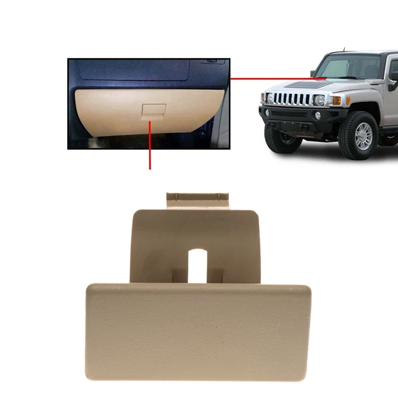 1 PCS Glove Box Compartment Latch Handle Replacement Parts For Hummer H3 2006-2012 Chevy Colorado Canyon 2004-2012 Beige