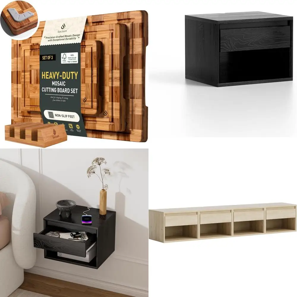 

Набор сверхмощных бамбуковых разделочных досок — нетоксичные, нескользящие, деревянные доски с толстым концом для использования на кухне с канавкой для сока